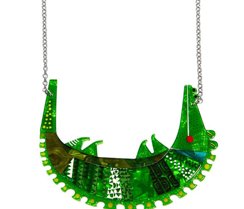 A Crocodile Named Growl Necklace