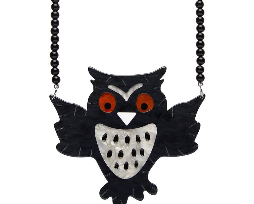 A Halloween Hoot Necklace