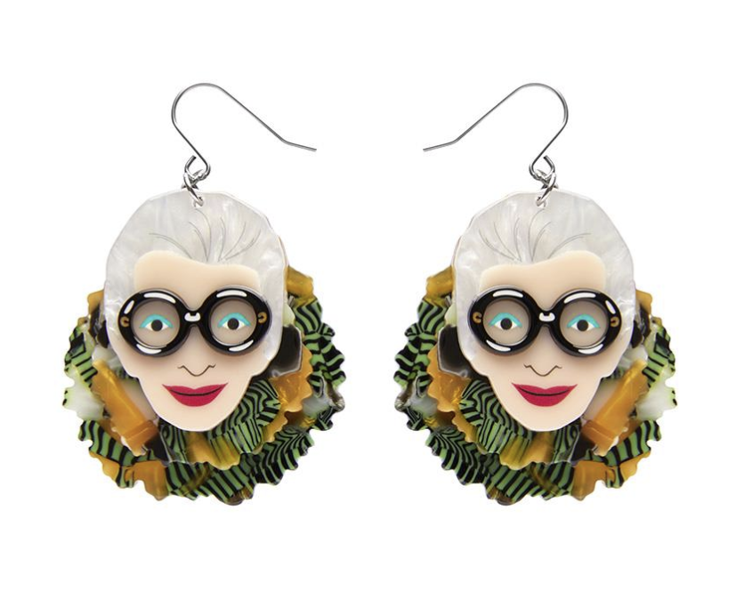 Adorned In Feathers Iris Drop Earrings