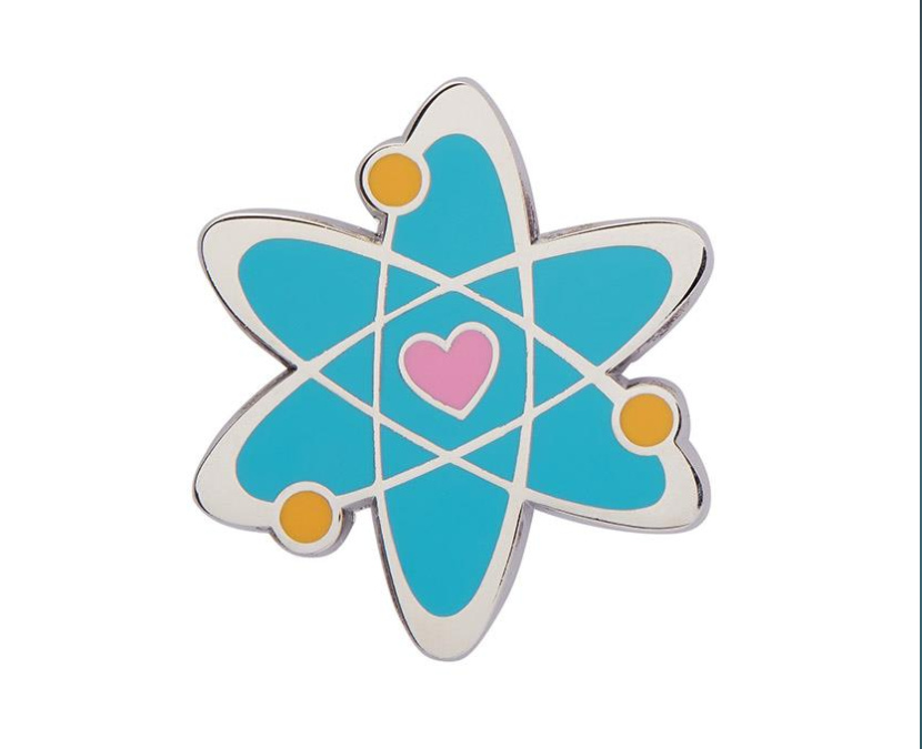 Adventurous Atom Enamel Pin