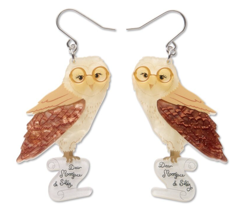 Barney Owl Drop Earrings