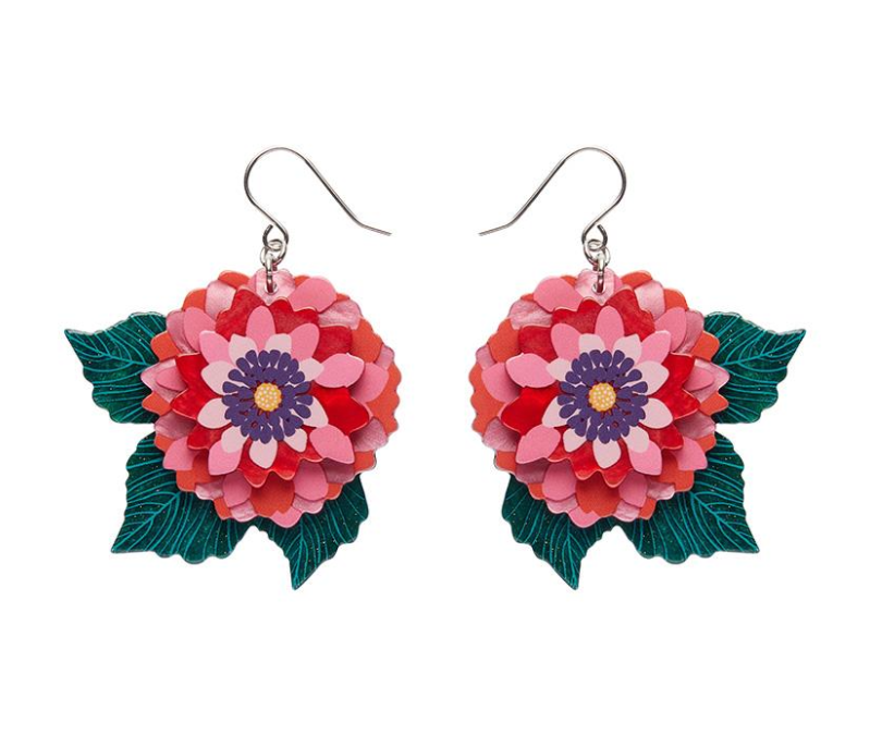 Dazzling Dahlia Drop Earrings 2025