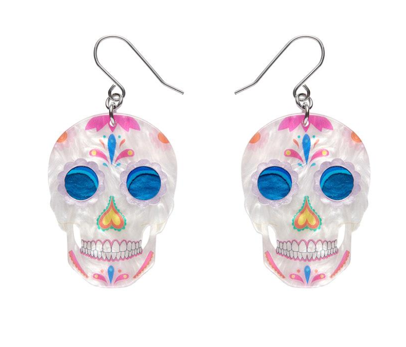 Dia De Los Muertos Drop Earrings