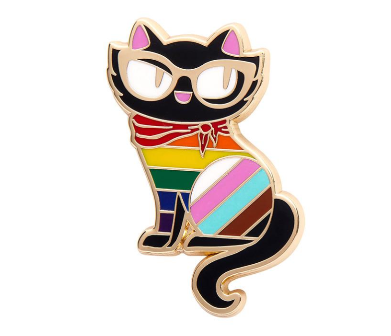 Elissa The Rainbow Cat Enamel Pin