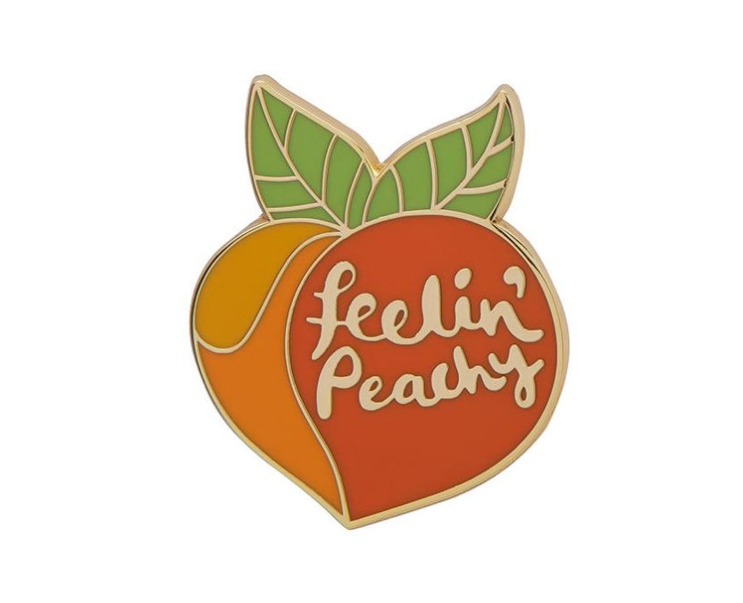 Feelin Peachy Enamel Pin