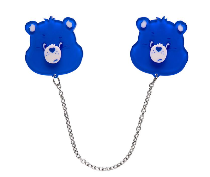 Grumpy Bear Cardigan Clips
