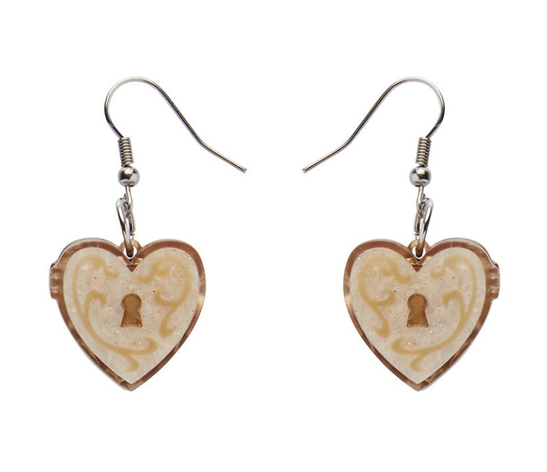 Heart Of Cache Drop Earrings