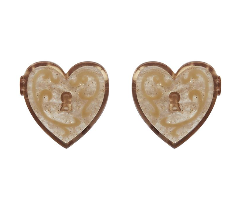 Heart Of Cache Stud Earrings