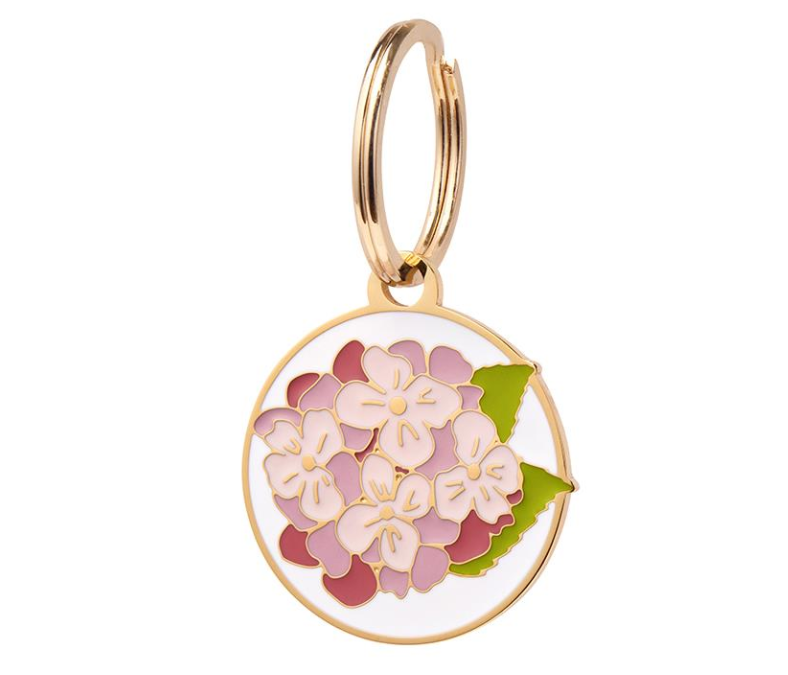Heartfelt Hydrangea Pet Charm