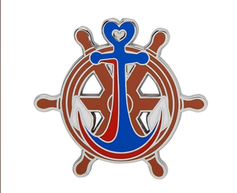 Home And Helm Enamel Pin