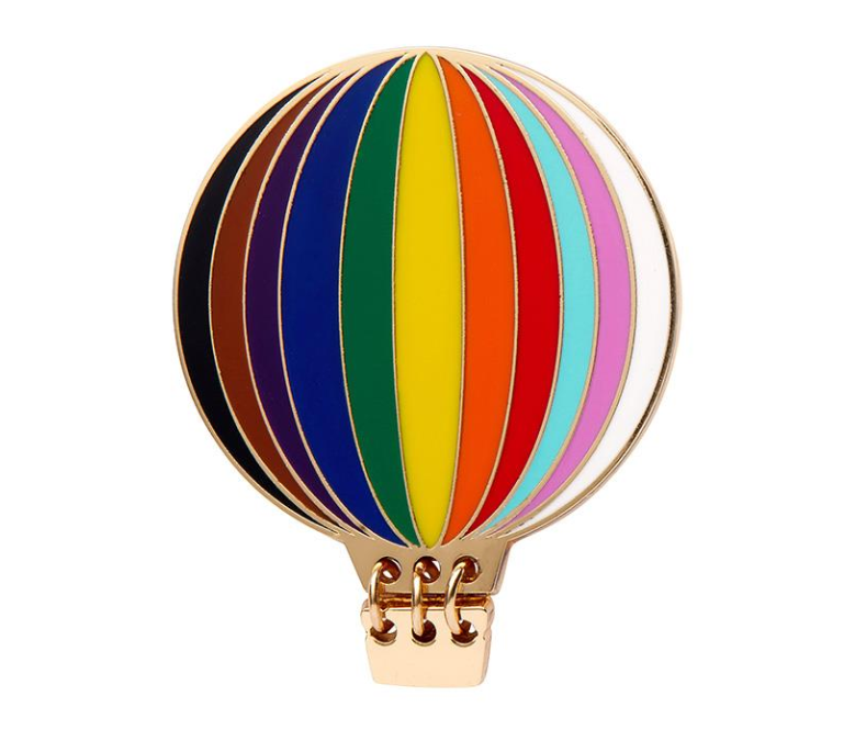 Inclussion Around The World Enamel Pin