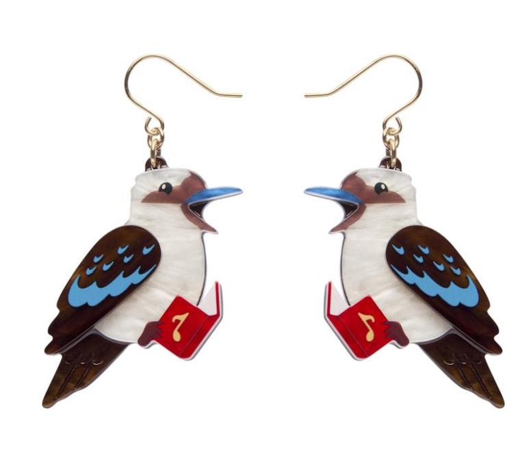 Kip The Kookaburra Drop Earrings