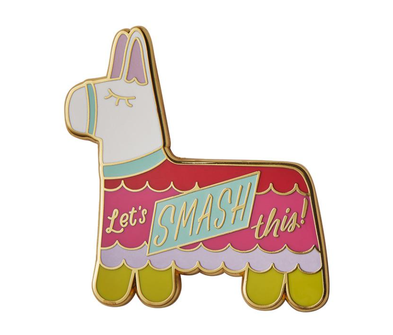 Let’s Smash This Enamel Pin