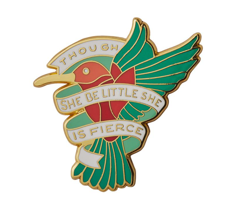 Little And Fierce Enamel Pin