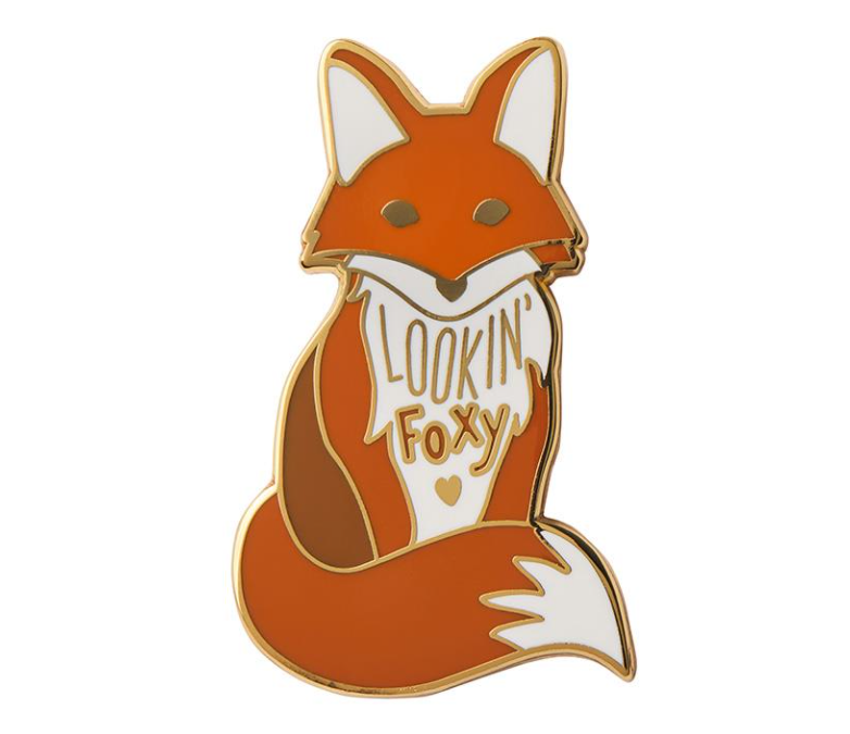Lookin Foxy Enamel Pin