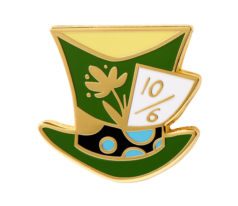 Mad Hatters Tea Party Enamel Pin