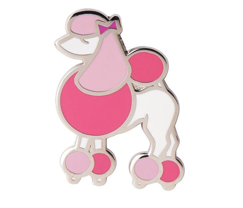 Madame Caniche Enamel Pin