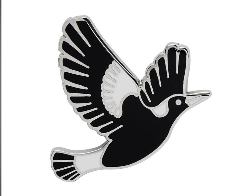 Mr Magpie Enamel Pin
