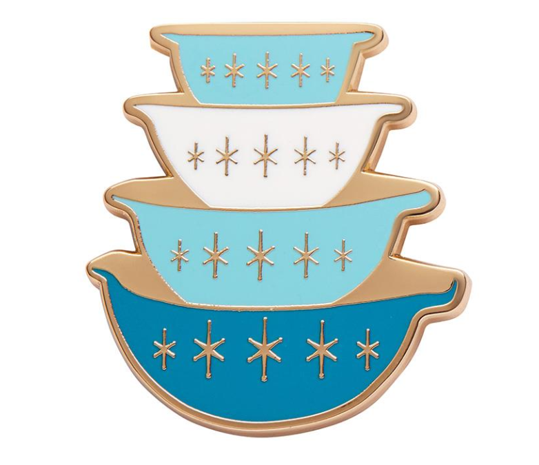 Nanas Prized Diamond Bowls Enamel Pin
