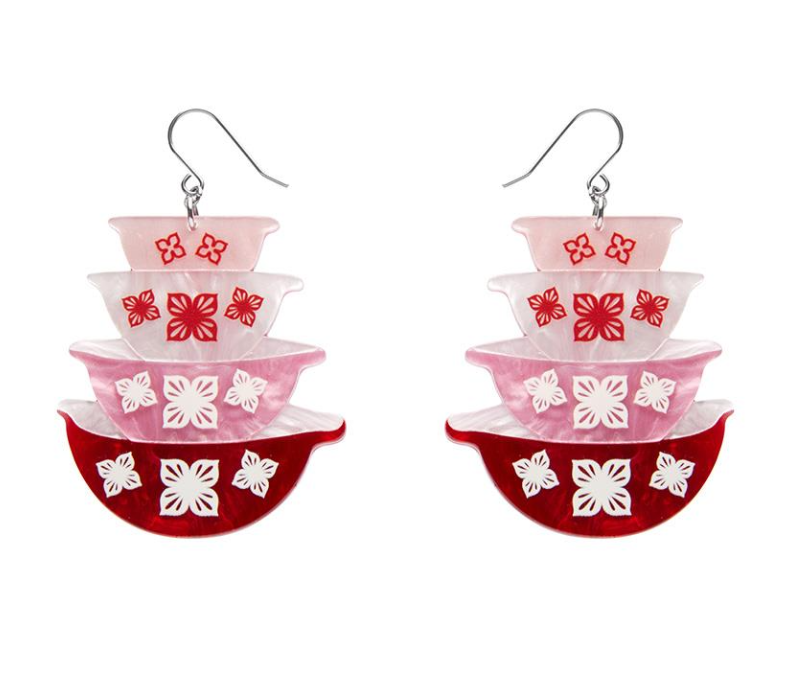 Nanas Prized Flower Bowls Earrings