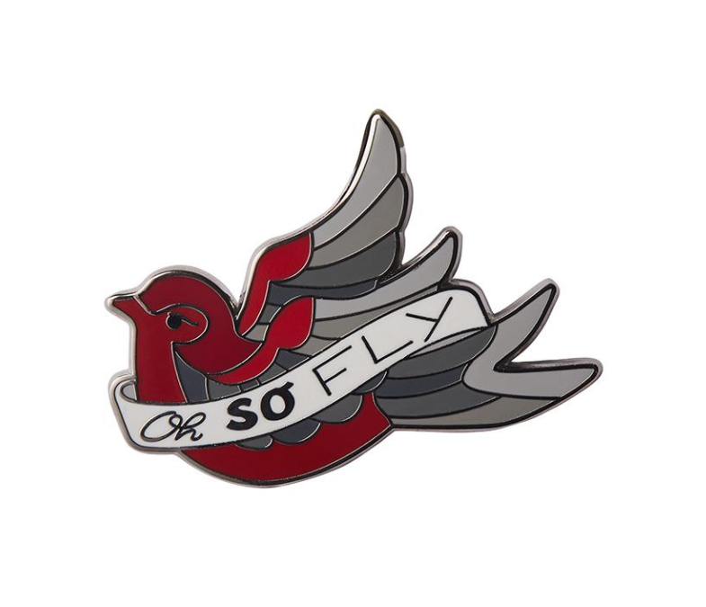 Oh So Fly Enamel Pin