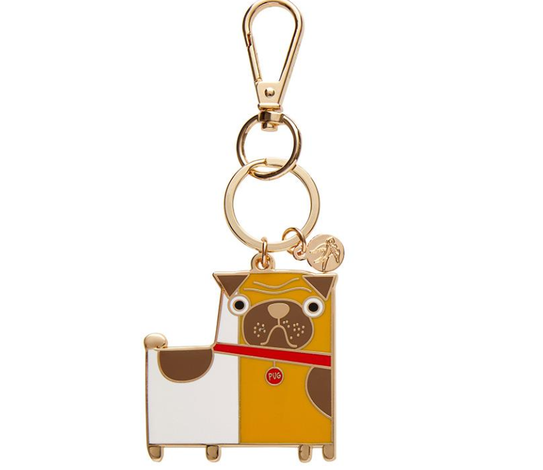 Order Of The Pug Enamel Key Ring