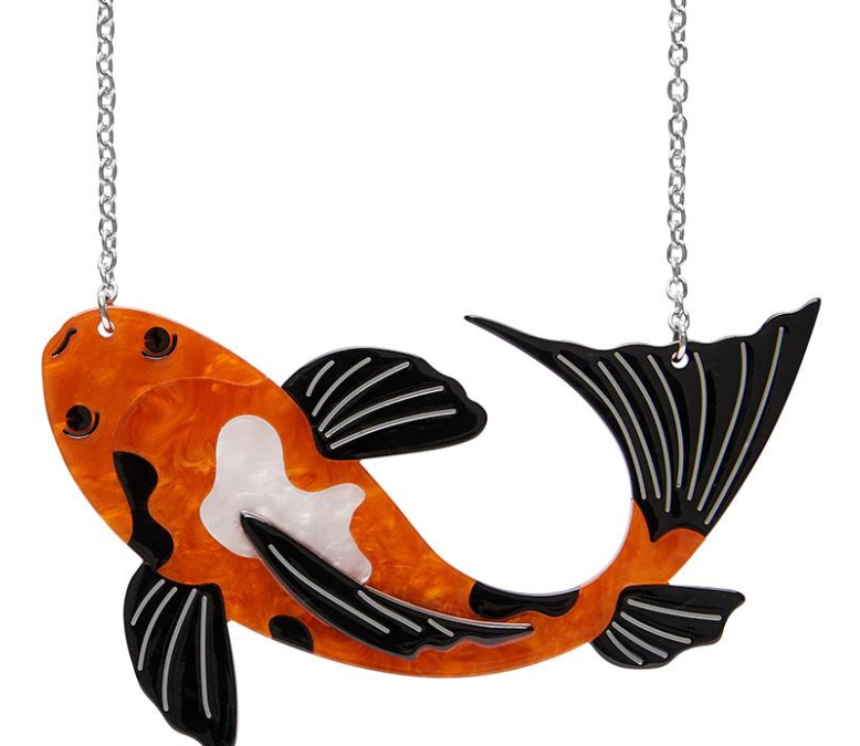Playing Koi Necklace 2025
