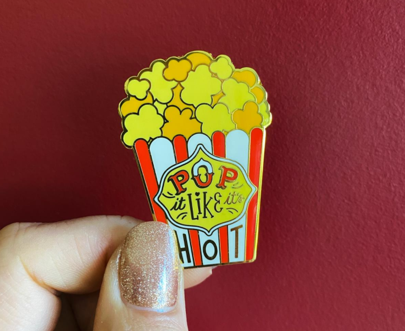 Liz Harry Pop It Like It’s Hot Enamel Pin