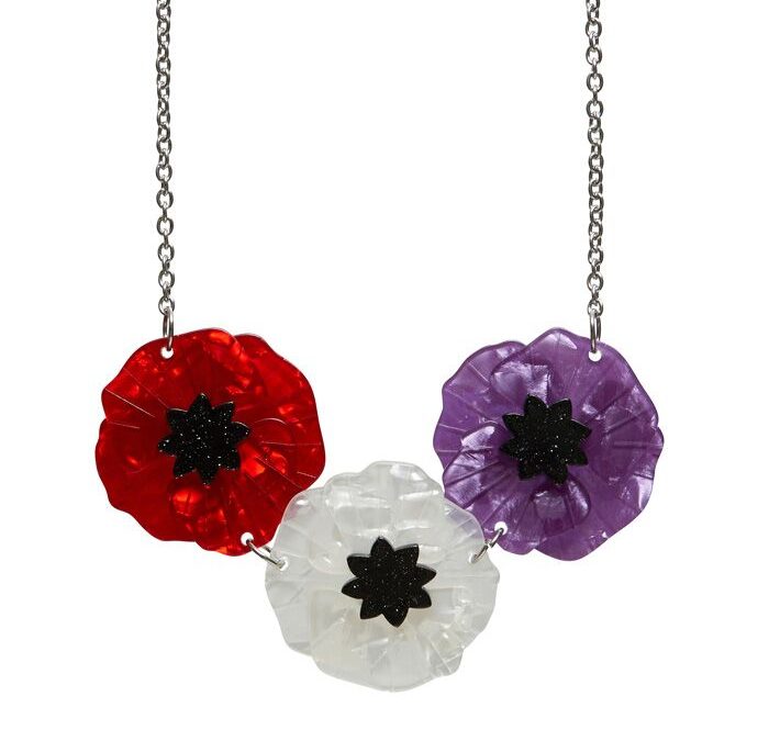 Poppy Field Necklace (Multi Colour)