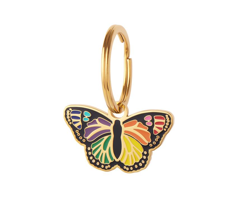 Prince Of Pride Butterfly Enamel Charm
