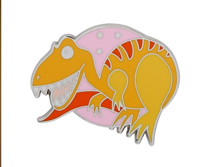 Rex The Tyrant King Enamel Pin