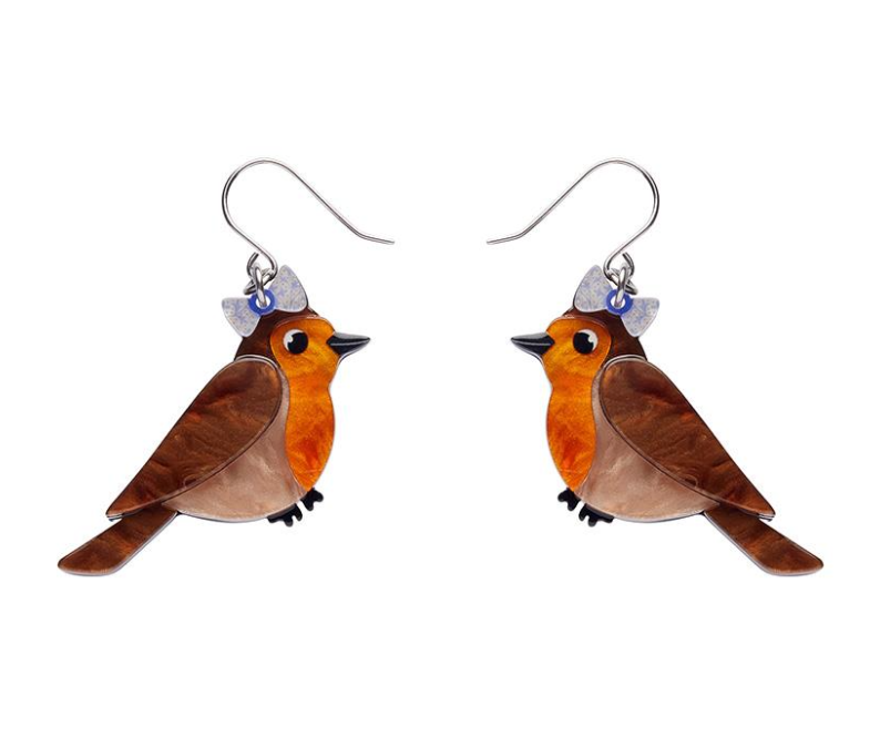 Rosie The Robin Drop Earrings