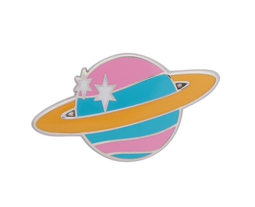 Saturn The Sixth Enamel Pin