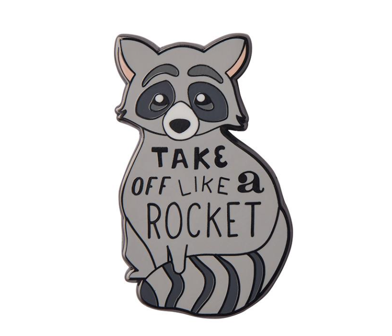 Take Off Like A Rocket Enamel Pin