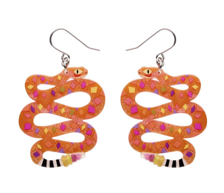 The Rowdy Rattlesnake Drop Earrings