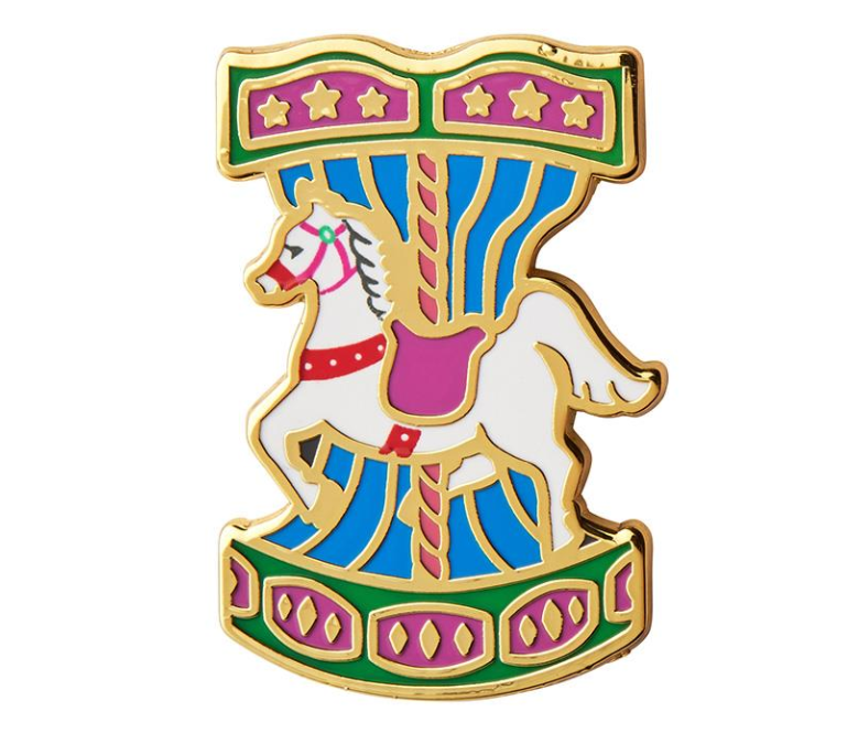 Trocadero Carousel Enamel Pin
