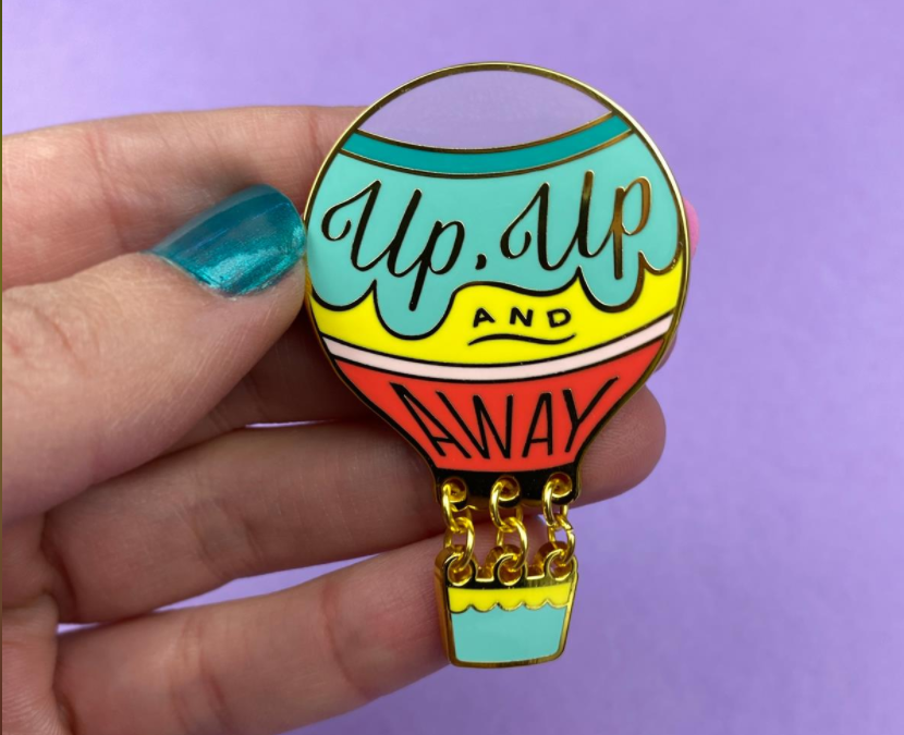 Liz Harry Up Up And Away Enamel Pin
