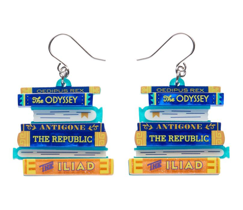 Words Of The Wise Drop Earrings