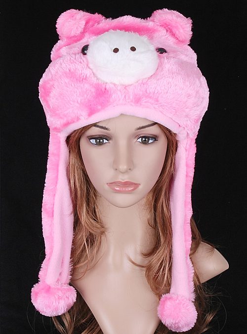 Cute Pink Pig Hat