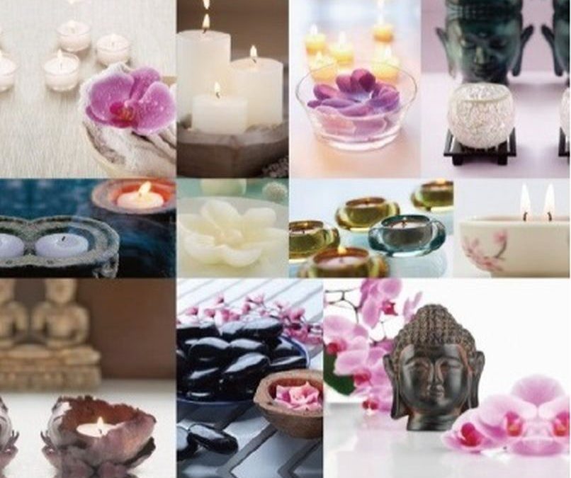 LED Picture with Candle Collage